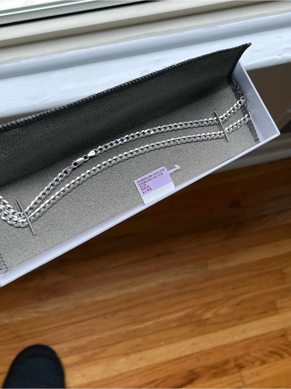 BN Sterling Silver Curb Chain - Picture 2 of 5